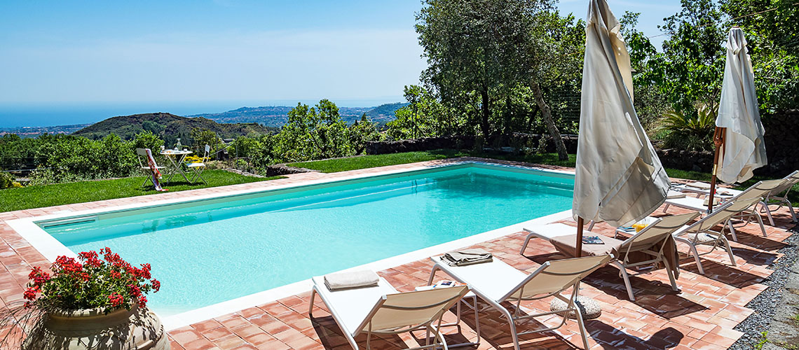 La Capinera Villa with Pool for rent Zafferana Etnea Mount Etna Sicily - 1
